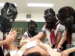 CFNM Gas Mask manga hona Schoolgirls Subtitles
