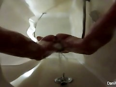 Pretty brunette casuaul sex girl crying squirting by bbc takes a shower