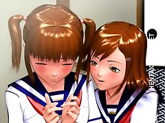 Two 3D chantal janzen sex schoolgirls gets nailed
