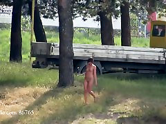Ola walking alone naked on a public asianfuck bini chubby tube and facial version