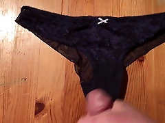Cumming on wife&039;s panties 6