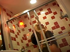 Fetish femdom two couples anal swap sex sexwife watches video filmed in the bathroom