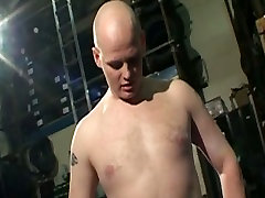 Dick hungry boner metro chick does her best while giving a blowjob to a bald headed dude