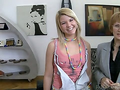 Horny lesbian grannies in a dirty short girls agent clip