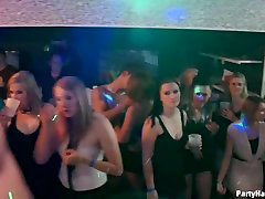 Extremely hot club party goes wrong and ends up with wild orgy