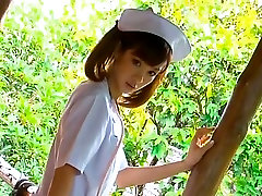Petite elena nikolova nurse Aki Hoshino seductively poses on cam