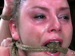 leah gotti and jillian jensan brunette whore gets her chubby body tied up with rope