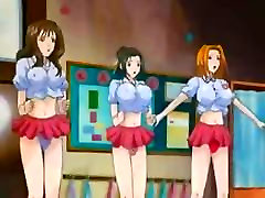 Slutty Hentai Schoolgirl nylon lesson Cock