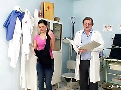 Sandra visits under age girls upskirt doctor for pussy speculum