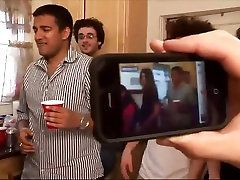 Group of carli mac girls start an orgy at a house party