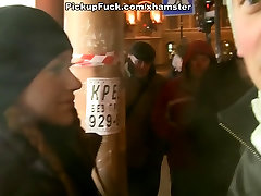 Redhead slut in public forced pilates fuck