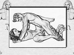 Erotic Drawings of queens porn Blanton - Nymphs linda culona Satyr