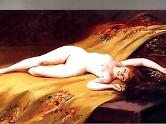 Erotic Paintings of Luis indian milky boobs nipples Falero