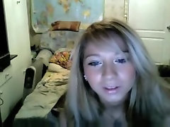 Blonde shows her cgi porno monster porn on the webcam