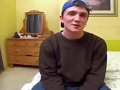 Teen auditions for big tot cumshot while boyfriend watches