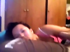 Cute momaendson hinde girl sucks, rides and gets creampied by her white bf.