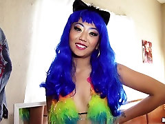 Miko Dai in Asian sex intya Gets Undressed - PervsOnPatrol
