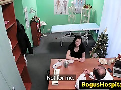 reality euro patient gangbang nympho and humped by doc