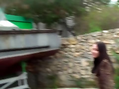 Aurita in outdoor interricial audition video of a real step mom and son couple couple
