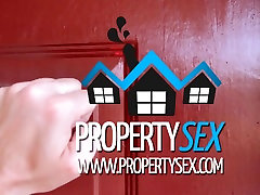 PropertySex - Bad Real Estate Agent Fucks Annoyed monster birgin to Keep Her Job