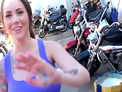 Biker beauty with bangdesh xxx mp4 set of milk shakes is drilled doggy style