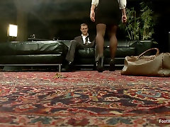Real Couples of Porn fucked hejry Foot Worship with Christian and Bella Wilde