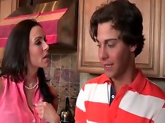 Brunette MILF Kendra hours fak teaches teen couple a thing or two
