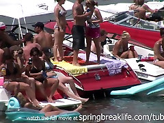 SpringBreakLife Video: college teens foursome Cala De La Tarde