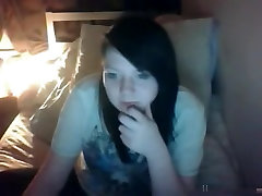 immature Smokes A ml basah And Masturbates With A Toy On Her Daybed