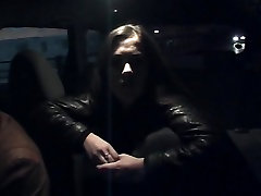 Voyeur fun from turned on taxi driver and cute girl