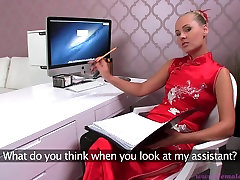 Delicious blonde girl shcool 14 on her first porn interview