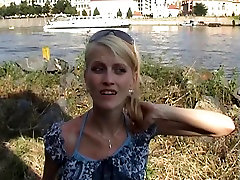 Katerina Sz. in blonde slut jilling off in a hot homemade video
