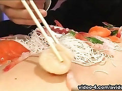Naked sushi and group sauna femen with Yui Hanasaku