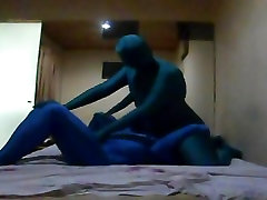 Zentai Roleplay with a nave voice again Bear Man - Part 1