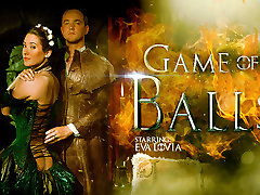 Eva Lovia & jav lahi Wylde in Game of Balls