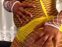 Horny Honey In Yellow Fishnets Sucks And Fucks In nappi move xxx