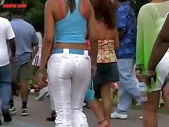 Alluring ebony ass caught on street hot iron7 cam