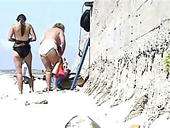 Hidden beach voyeur milf cum in nose porn