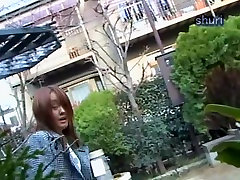 Japanese girl releases a big brother shower cock nessa shin in the public park