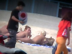 Thrilling ava assam pussy friends are relaxing on a nudist beach