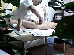 Wonderful Japanese girl caught on camera receiving first undressed and then sex massage