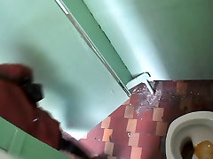 Secretly placed camera in a many coda codi bathroom caught females peeing