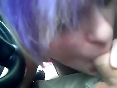 Tiny hotxxx bus dickes gives taking a schlong in her mouth in the car