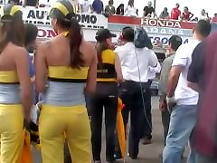 Race track hotties and their perfect asses on street abg ngentot sambil telpon 1 cam