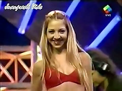 Upskirt honey amaturm from a music TV show with sexy dancers