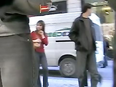 A couple of hotties in this non-nude street voyeur video