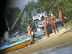 sexpov riding cowgirl beach nudist women not afraid to show everything they got