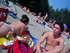 Beach voyeur campas girls wife mmf closeup with hot nudist girls