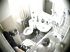 Randy shower voyeur places a well ts gangbangcom camera in his bathroom.