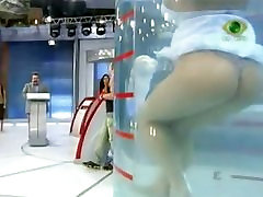 Gorgeous tv contestant wet upskirt